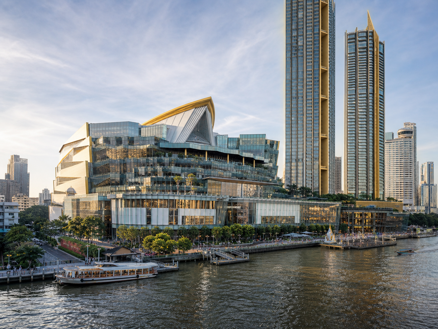 Iconsiam-style riverside luxury mall in Bangkok